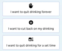 Choose Your Sobriety Goal